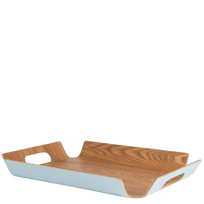Summerhouse by Navigate Large Sky Blue Willow Tray